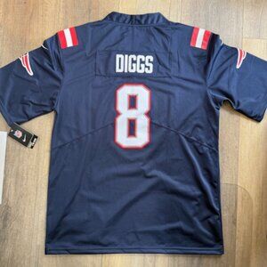 NEW NFL New England Patriots "Diggs" #8 Jersey Men L